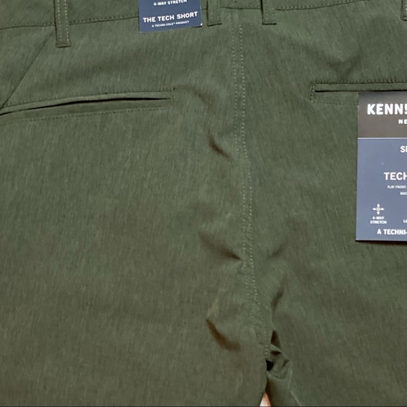 Kenneth Cole Men’s Slim Fit Tech Shorts - Picture 3 of 9